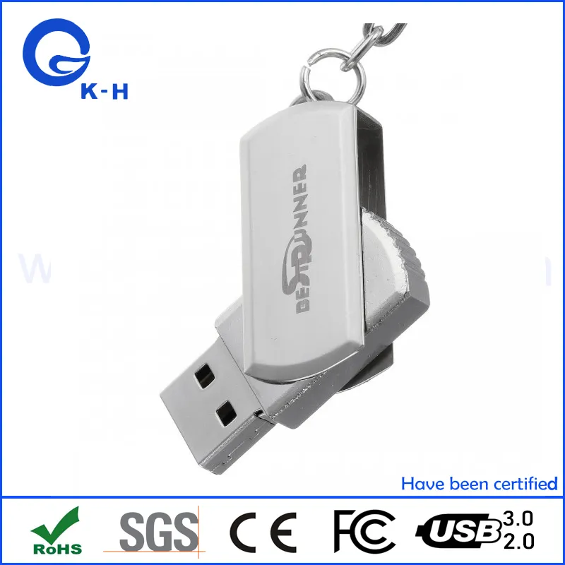 Best Selling Top Quality Logo Printed Swivel USB Flash Drive