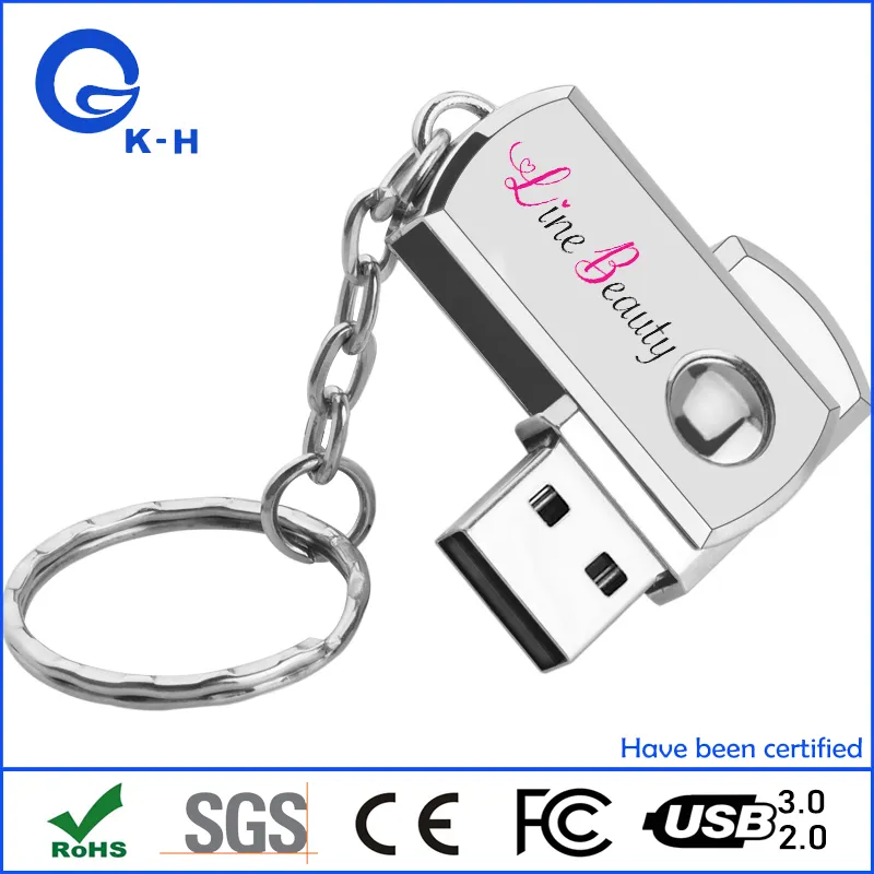 Best Selling Top Quality Logo Printed Swivel USB Flash Drive