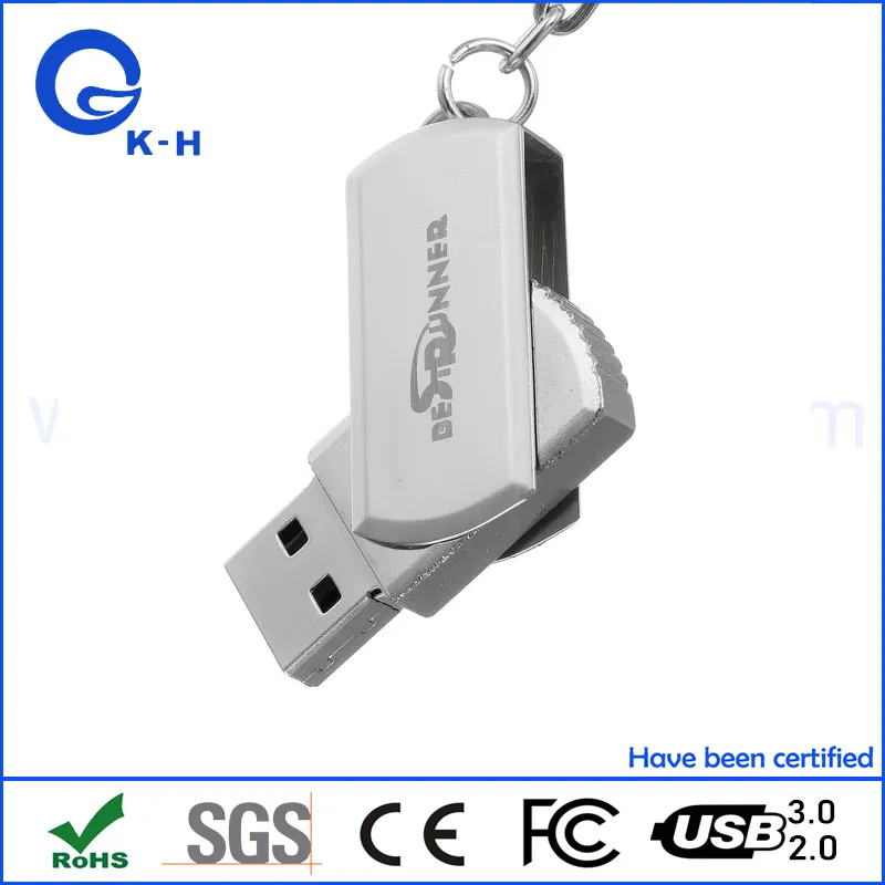 Best Selling Top Quality Logo Printed Swivel USB Flash Drive