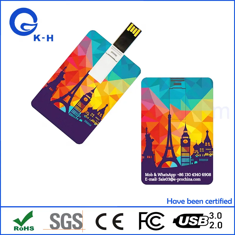 Business Card USB Flash Drive for Wedding Gift 8GB 16GB 32GB