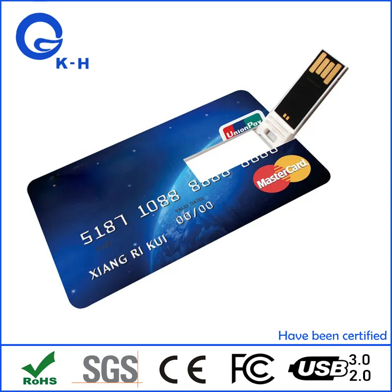 Business Card USB Flash Driver for Photographers 256GB Designer