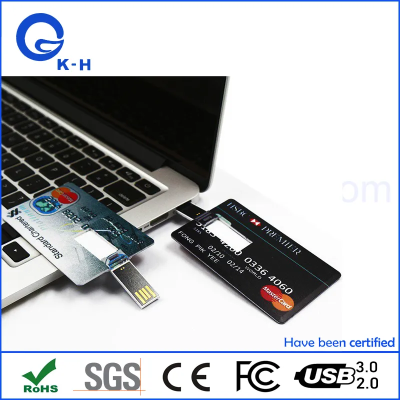 Business Card USB Flash Driver for Photographers 256GB Designer