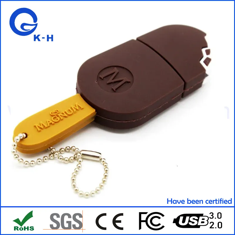 Cartoon Ice Cream USB 2.0 Flash Pendrive 4GB 8GB 16GB