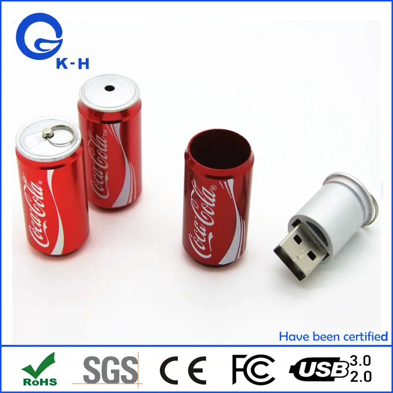 Coca Cola Coke USB Can Shape Flash Memory Driver 1GB 2GB 4GB