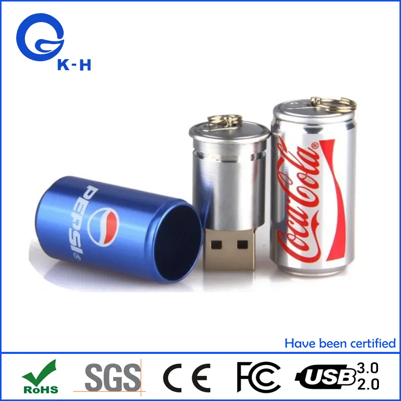 Coca Cola Coke USB Can Shape Flash Memory Driver 1GB 2GB 4GB