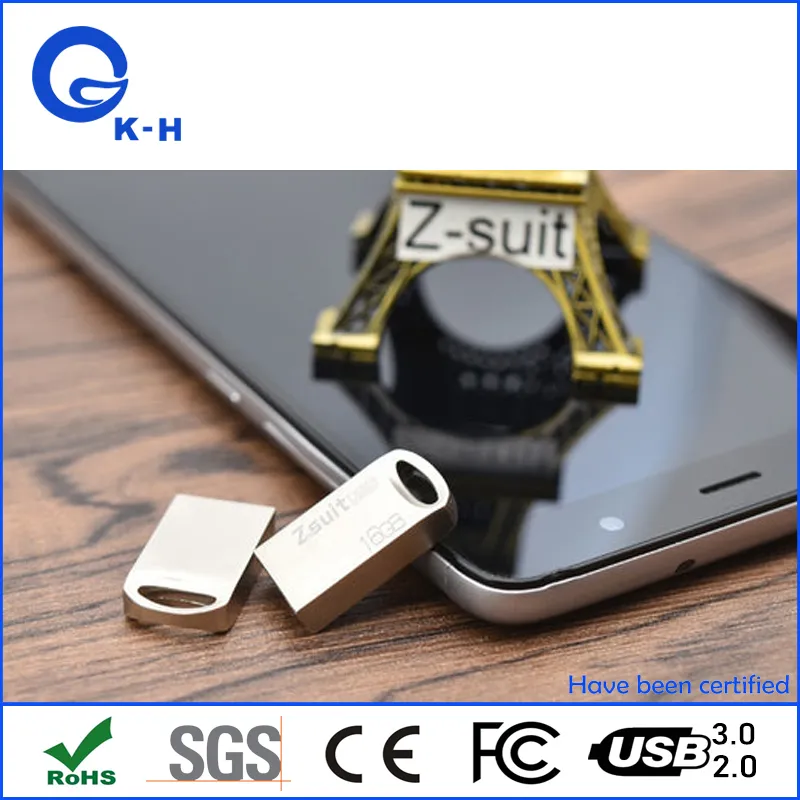 Custom Logo Waterproof USB Flash Memory Drive 2GB 4GB