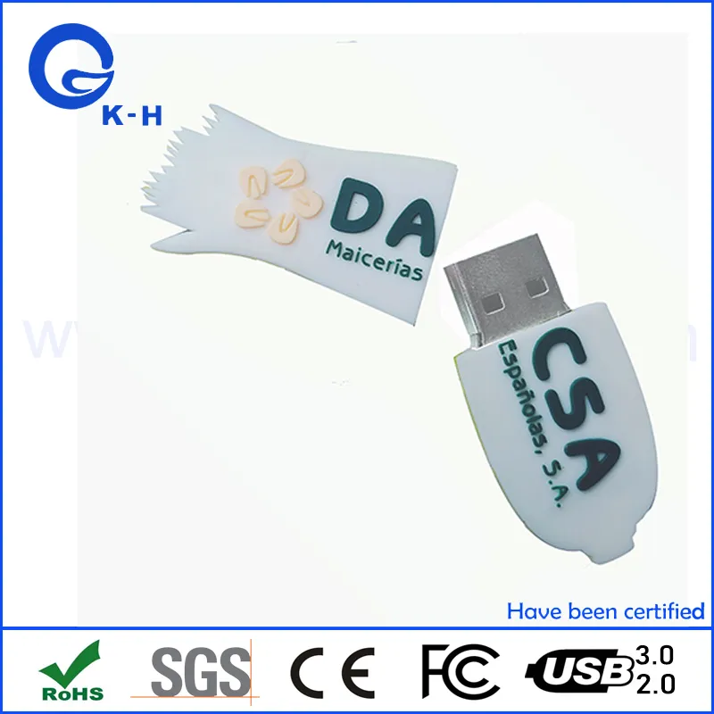 Custom PVC USB 2.0 3.0 Flash Drive 16GB 8GB 32GB