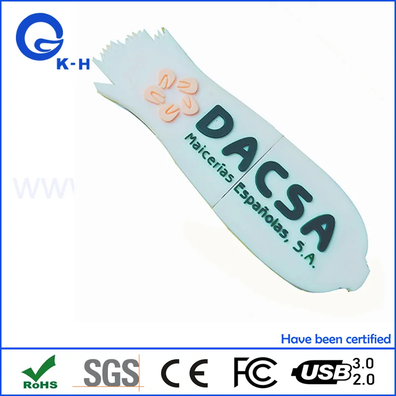 Custom PVC USB 2.0 3.0 Flash Drive 16GB 8GB 32GB