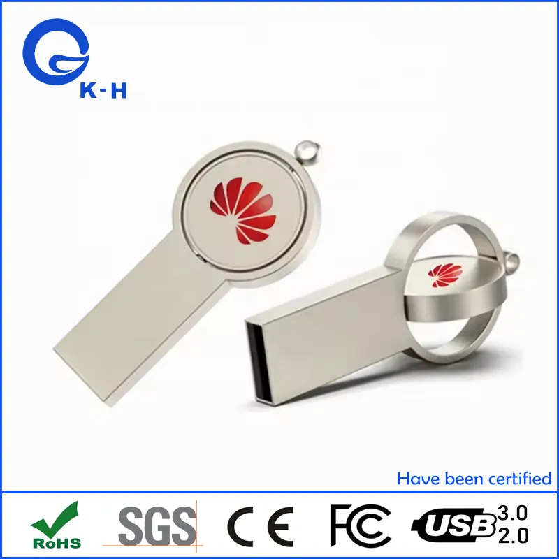 Decompression Rotation Mini Metal USB 2.0 3.0 Flash Memory Disk