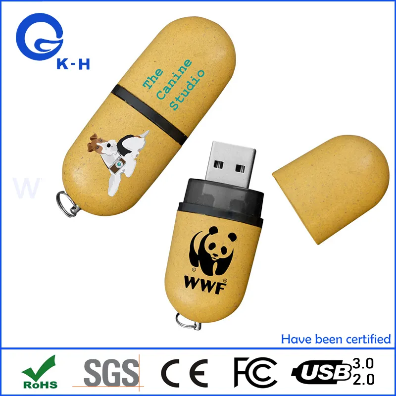 Eco-Friendly 128GB 256GB 512GB Flash Memory USB 2.0 3.0