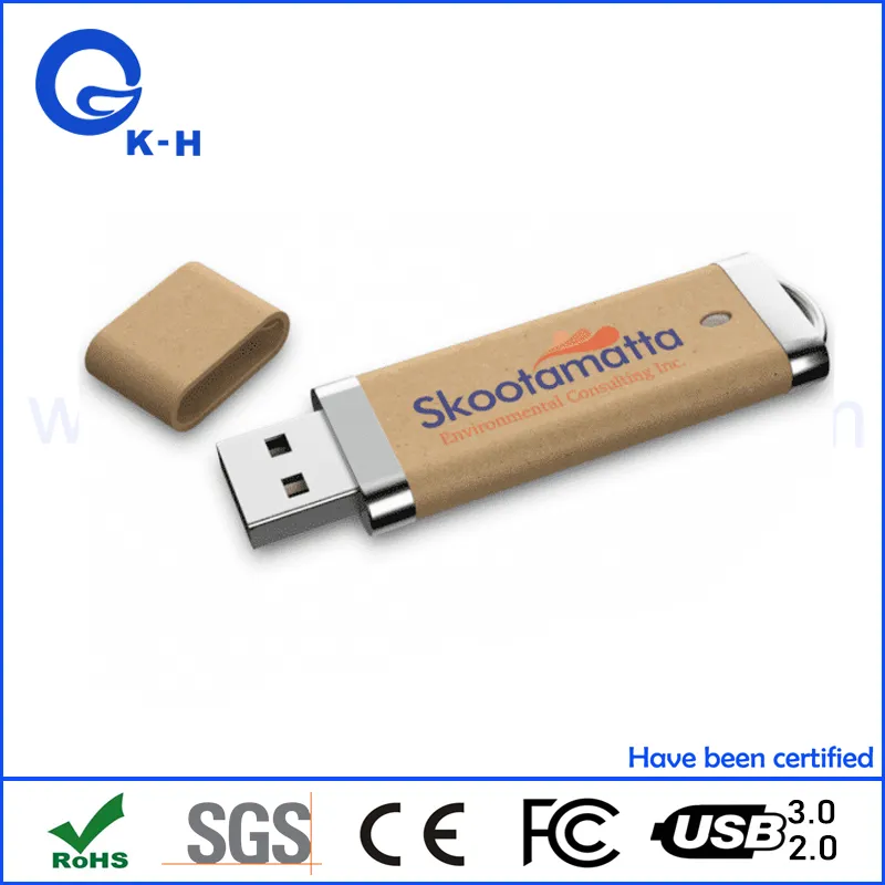 Eco-Friendly Paper U Disk 512MB 2GB 4GB USB Flash Drive