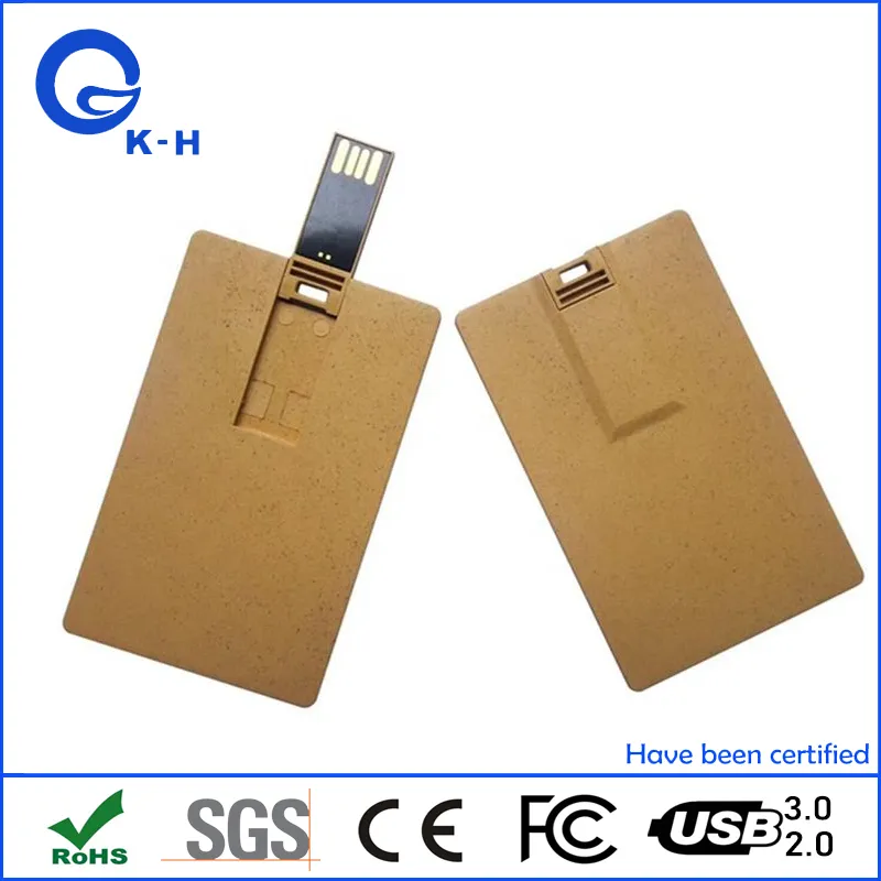 Eco Friendly 128MB Custom USB Business Card Flash Memory Disk