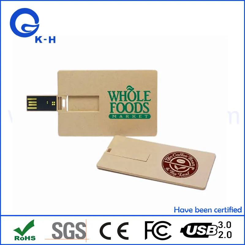 Eco Friendly USB Flash Driver Recycle Wooden Memory Stick 16GB