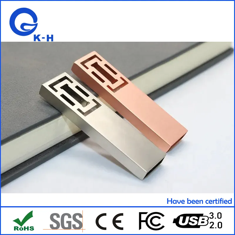 Engraved Logo Chinese Style Metal USB Flash Memory Stick 4GB