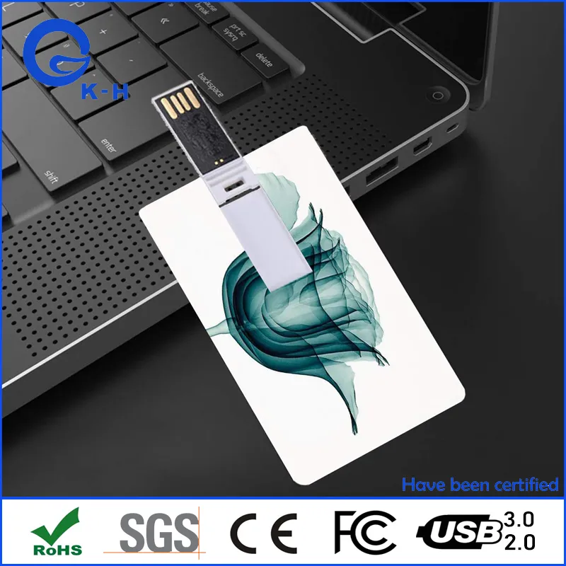 Factory Price Credit Card USB Flash Pen Drive 128MB-512tb