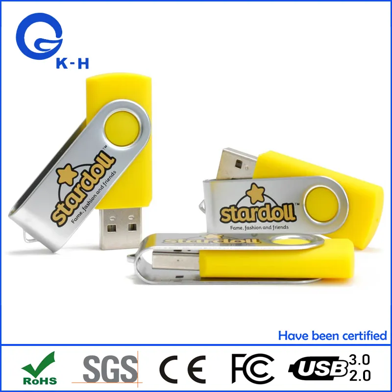 Factory Price Promo Twister/Roating/Swivel USB 3.0 Flash Wholesale Pen Drive