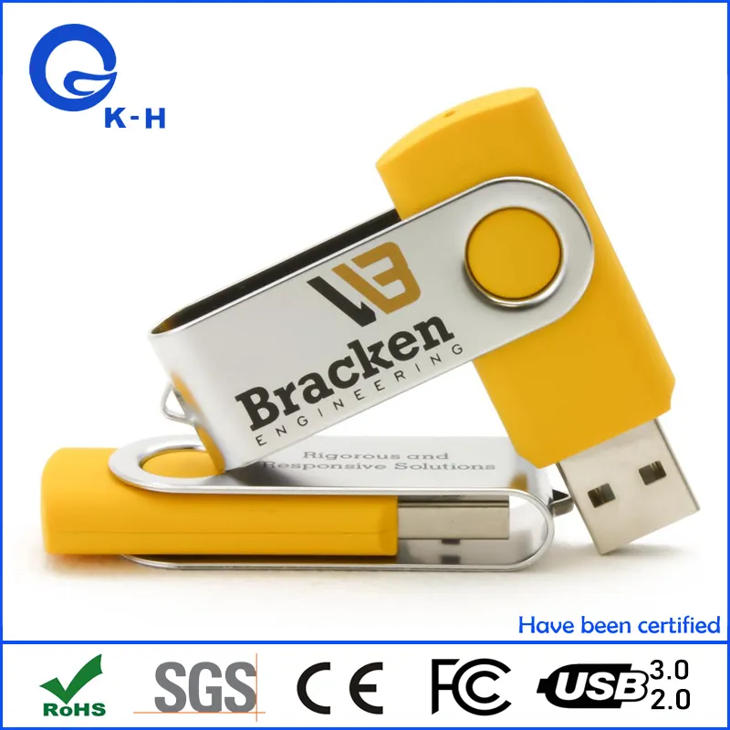 Factory Price Promo Twister/Roating/Swivel USB 3.0 Flash Wholesale Pen Drive