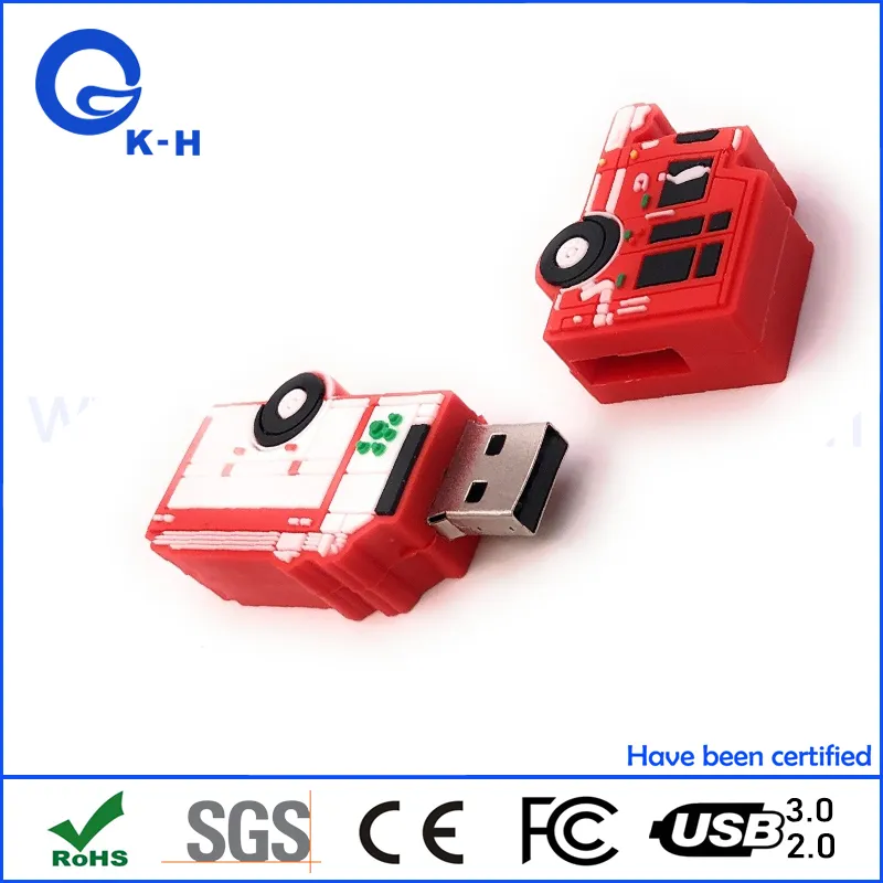 Fire Fighting Truck Shape USB Flash Drive at Low Price