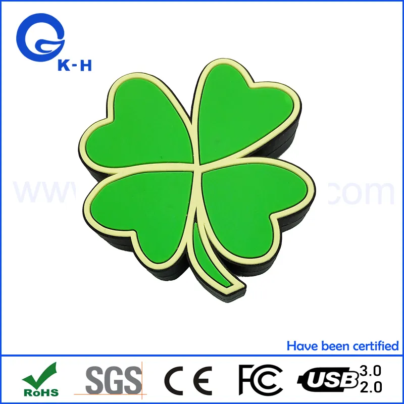 Flower Shape PVC USB 2.0 3.0 Flash Meomry Pen Drive