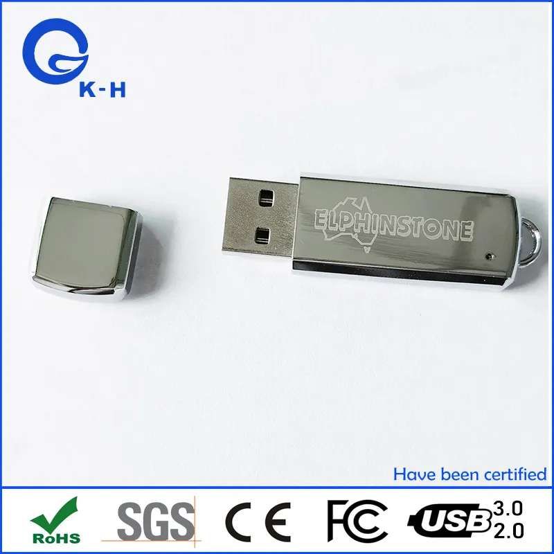 High-End 8GB 4GB 2GB Flash Memory Metal USB 2.0 3.0