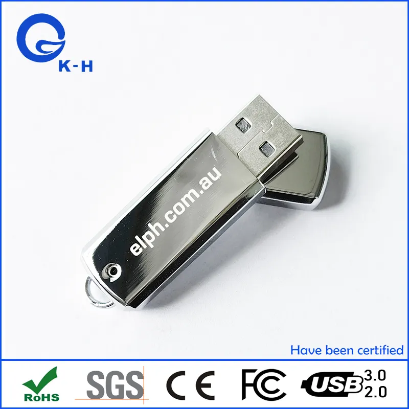 High-End 8GB 4GB 2GB Flash Memory Metal USB 2.0 3.0