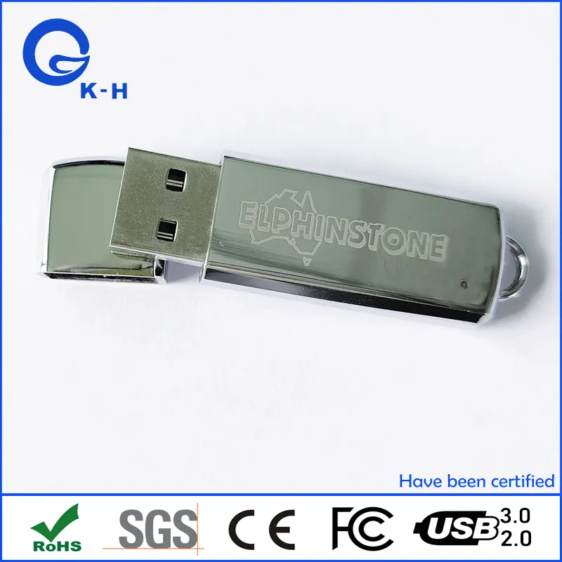 High-End 8GB 4GB 2GB Flash Memory Metal USB 2.0 3.0