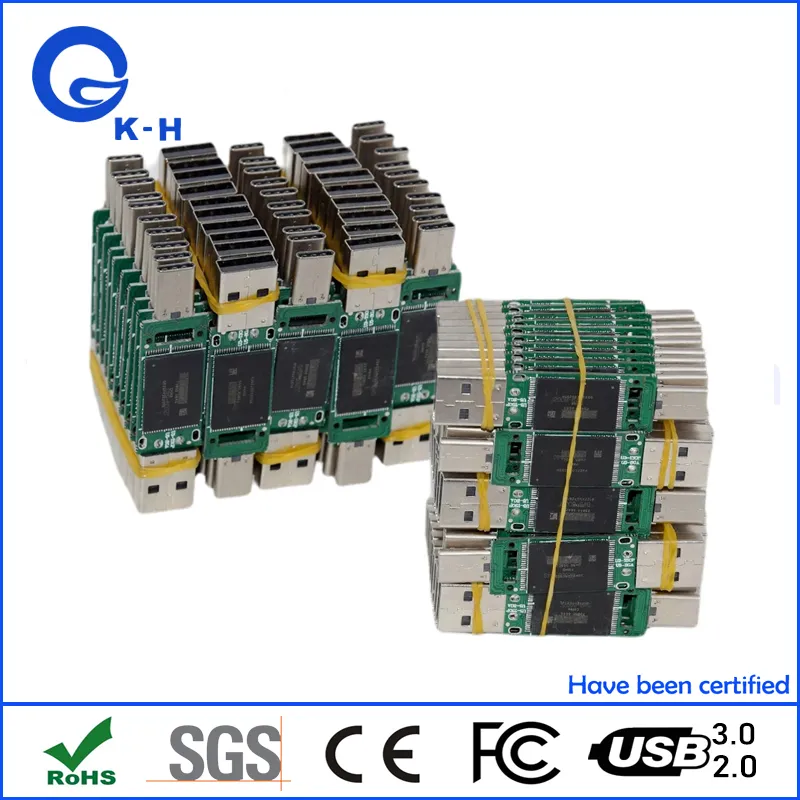 High Quality USB 2.0 3.0 Naked Memory Chip Without Housing for Grade a