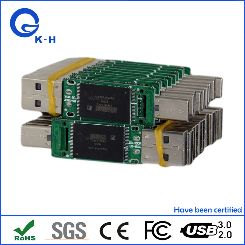 High Quality USB 2.0 3.0 Naked Memory Chip Without Housing for Grade a