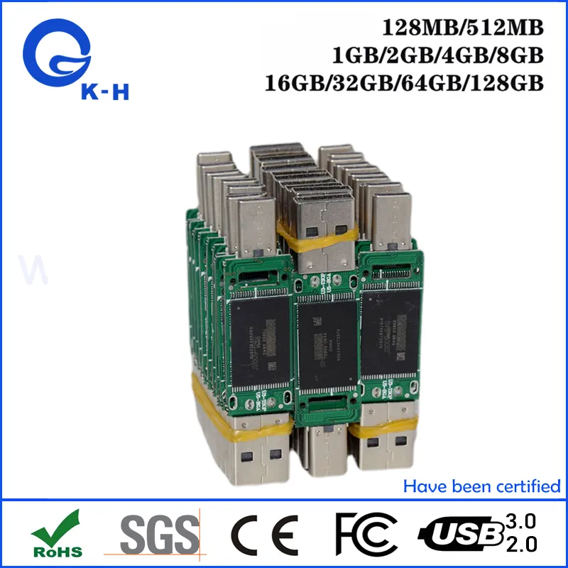 High Quality USB 2.0 3.0 Naked Memory Chip Without Housing for Grade a