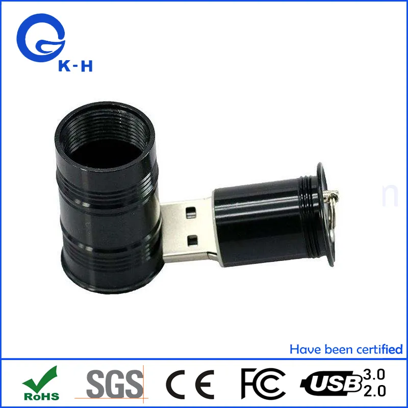 Hot Sales Metal Oil Drum USB 2.0 Flash Storage 16GB 32GB