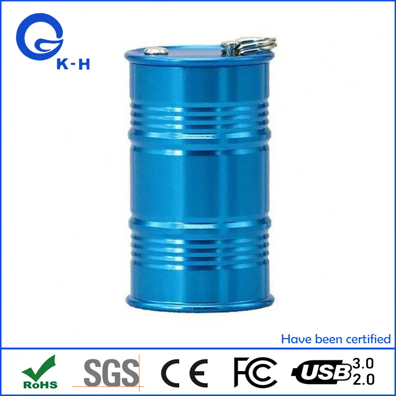 Hot Sales Metal Oil Drum USB 2.0 Flash Storage 16GB 32GB