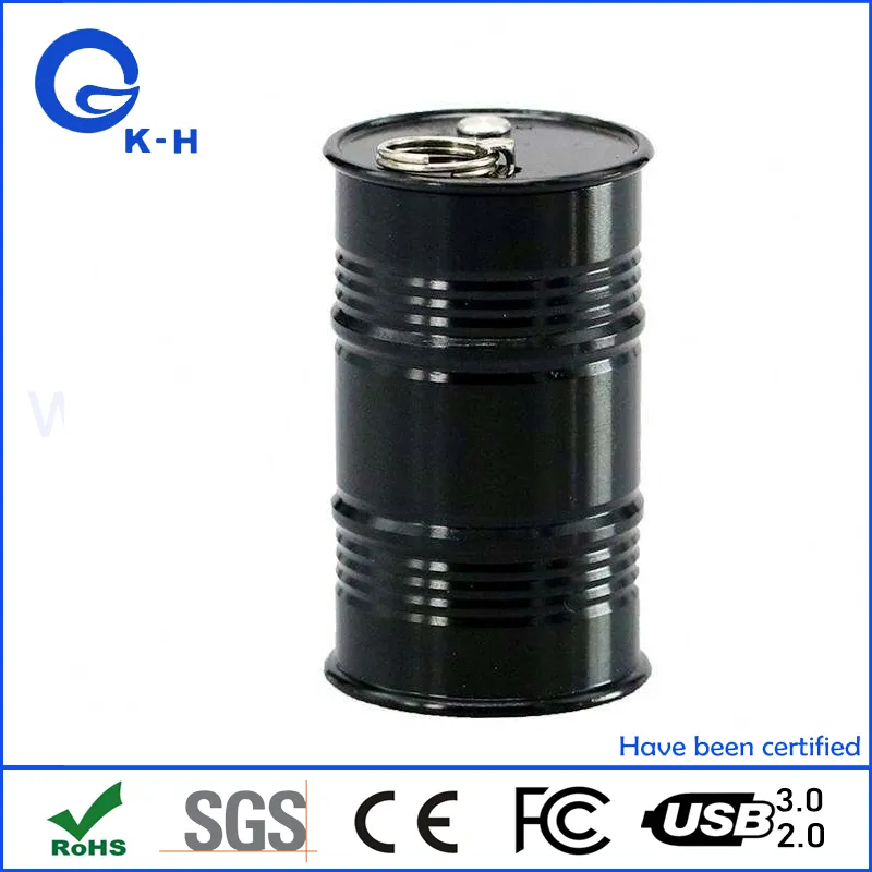 Hot Sales Metal Oil Drum USB 2.0 Flash Storage 16GB 32GB