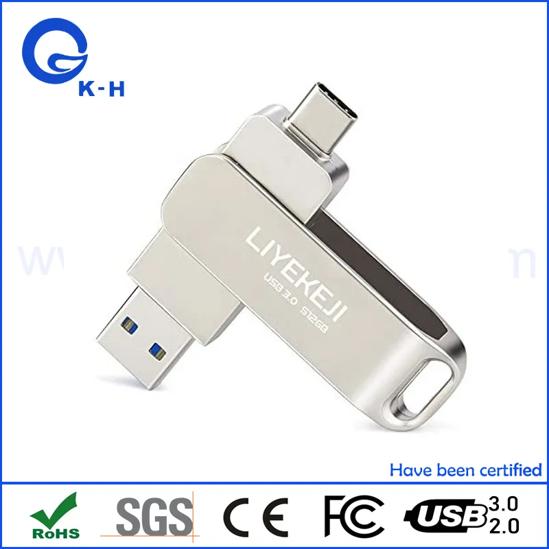 Hot Sales Type C Model USB 2.0 Memory Flash for Android, Harmony OS and MacBook