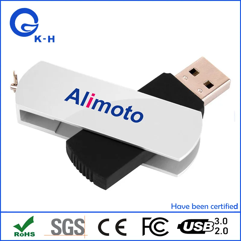 Hot Sales Wholesale Custom USB Flash Metal Twist Memory Driver 16GB 32GB