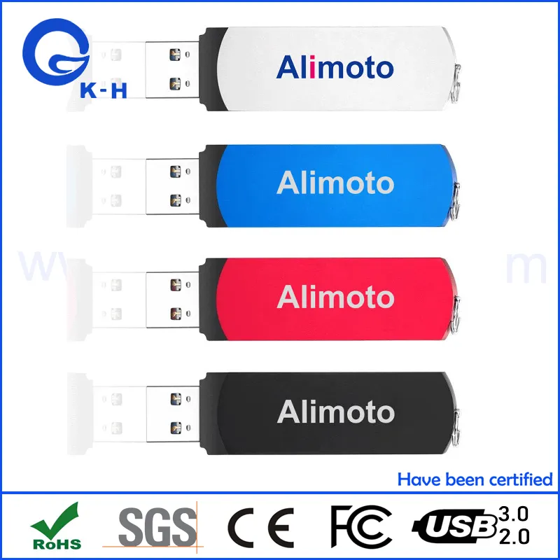 Hot Sales Wholesale Custom USB Flash Metal Twist Memory Driver 16GB 32GB