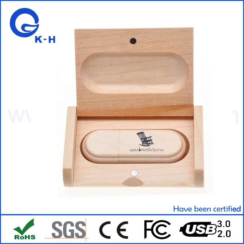 Hot Sales Wooden Flash Memory USB 2.0 3.0 16GB