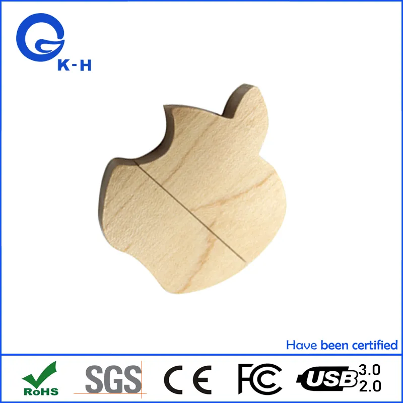 Hot Sales Wooden USB 2.0 3.0 Flash Memory Stick for Apple MacBook