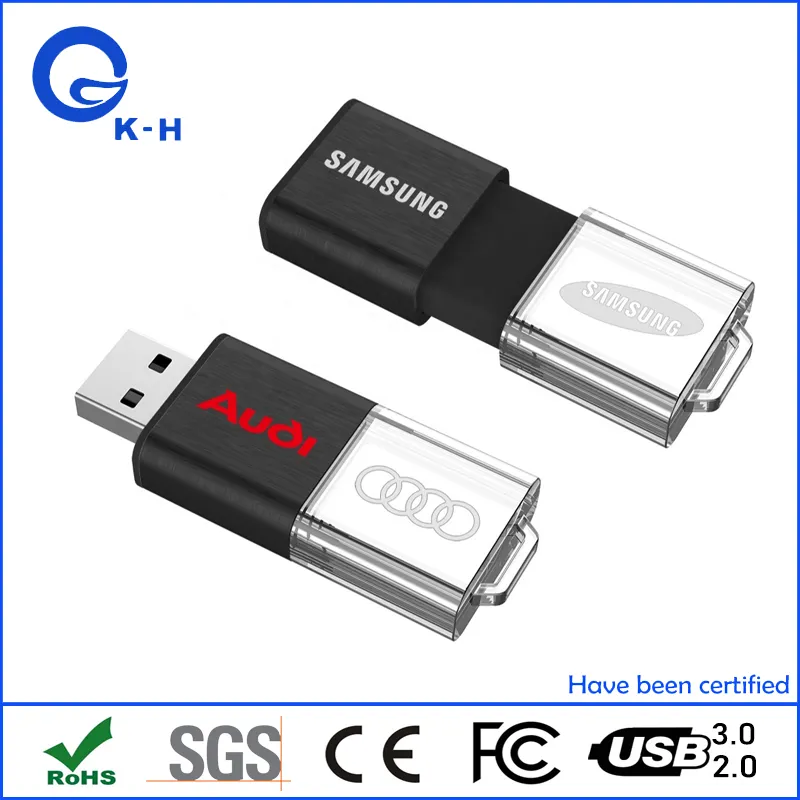 LED Jump Drive Light up USB Flash Memory Disk 16GB 32GB 64GB