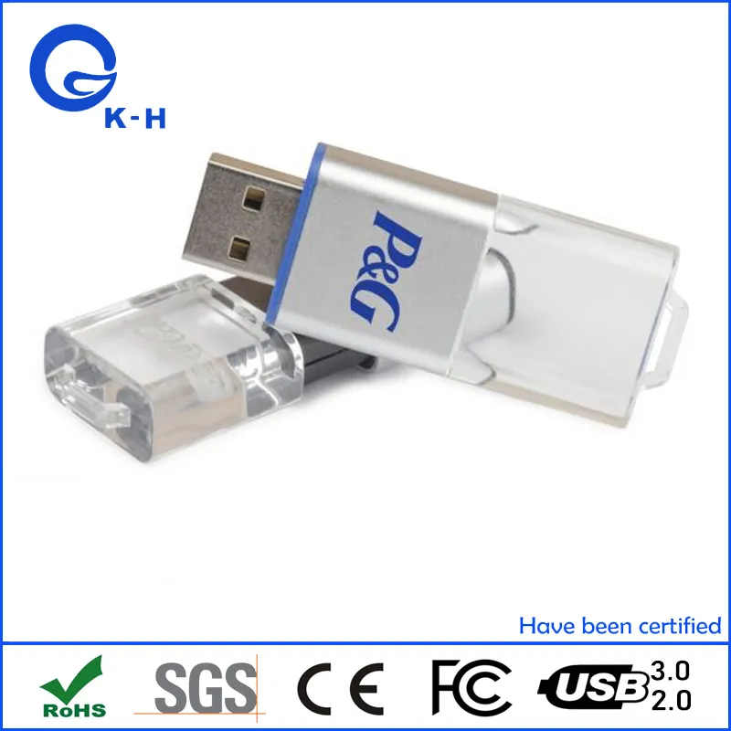 LED Jump Drive Light up USB Flash Memory Disk 16GB 32GB 64GB