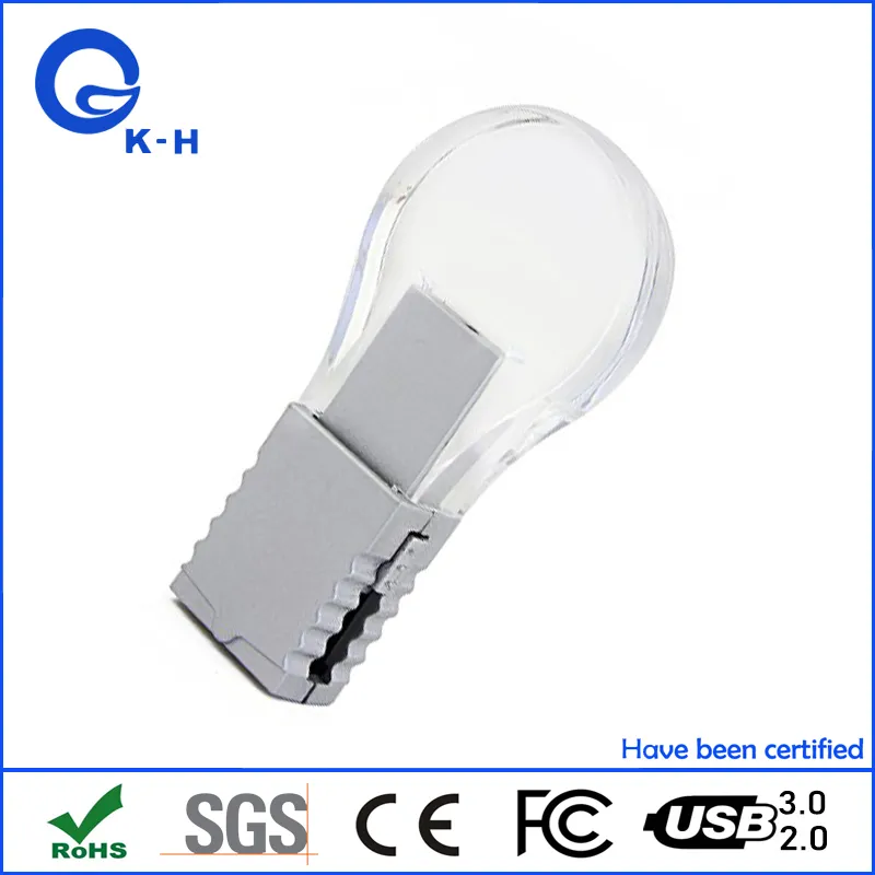 Light Colorful LED Bulb Creative USB Disk 4GB 8GB 16GB