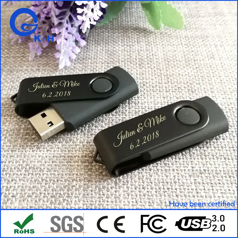 Low Price Metal Twister USB 2.0 3.0 Flash Memory 4GB 8GB 16GB 32GB