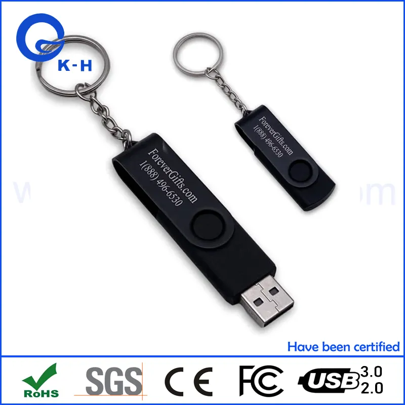 Low Price Metal Twister USB 2.0 3.0 Flash Memory 4GB 8GB 16GB 32GB