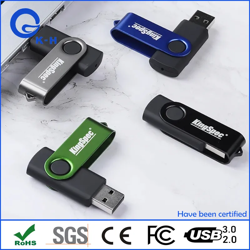 Low Price Metal Twister USB 2.0 3.0 Flash Memory 4GB 8GB 16GB 32GB