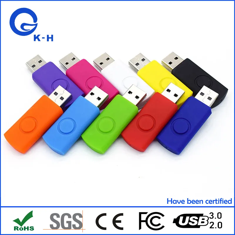 Low Price Metal Twister USB 2.0 3.0 Flash Memory 4GB 8GB 16GB 32GB