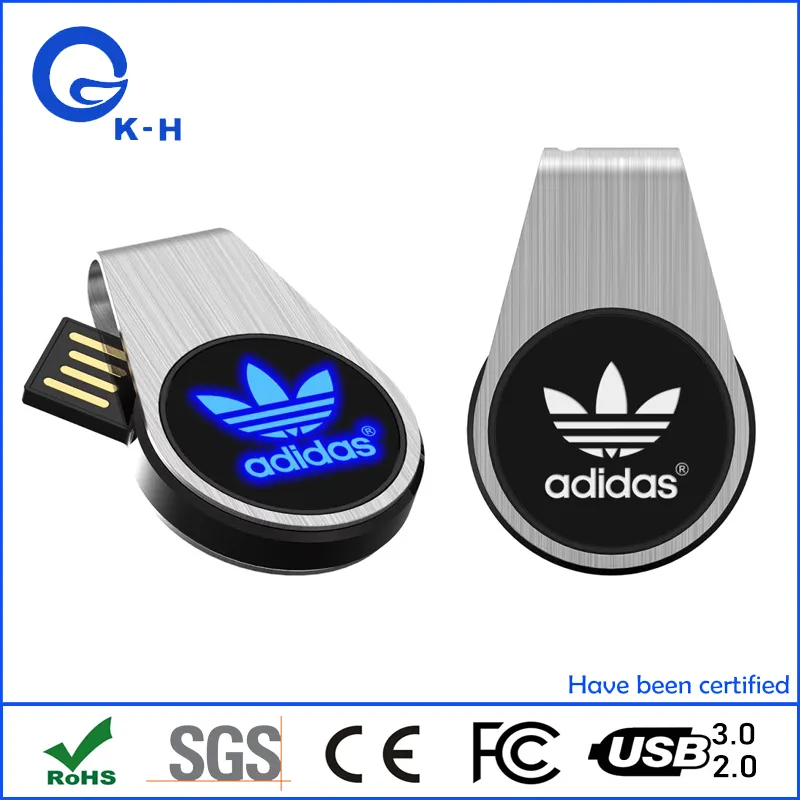 Luminous Logo LED USB 2.0 Flash Memory Drive 16GB 8GB