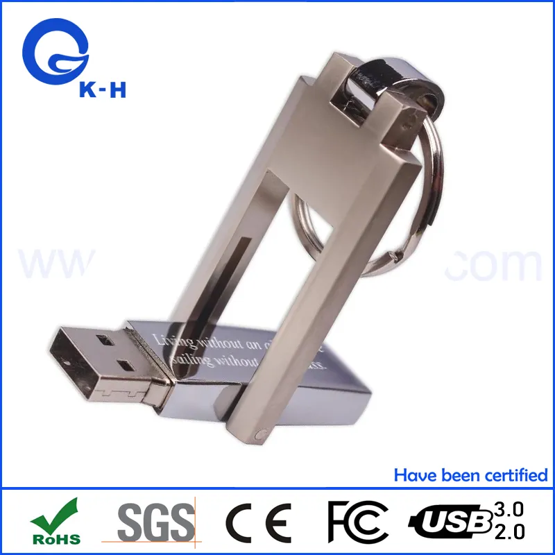 Metal Flash Memory USB Stick 16GB 32GB 64GB for Promotional Gift