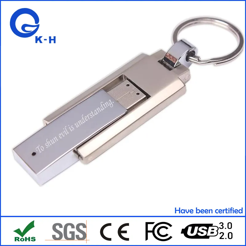 Metal Flash Memory USB Stick 16GB 32GB 64GB for Promotional Gift