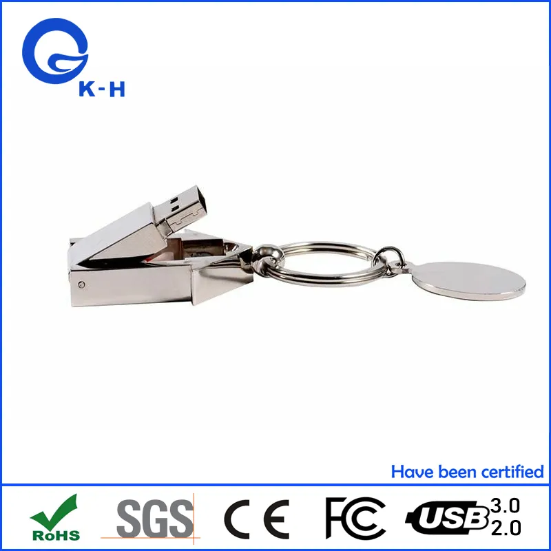 Metal House Shape USB 2.0 3.0 Flash Memory 128GB