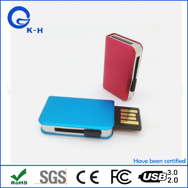 Metal Mini Book Shape USB Flash Memory 4GB 8GB 16GB