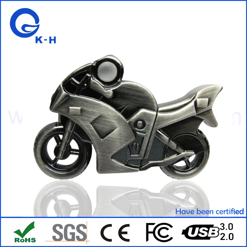 Metal Motobike USB Flash Disk 16GB 32GB 64GB